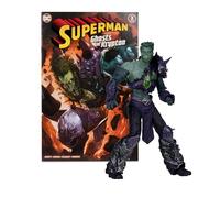 DC Direct Figurine Superman Wave 5 Ghost of Zod 18 cm (étiquette dorée) avec Bande dessinée | Fantômes de Krypton à Collectionner