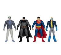 DC Direct Page Punchers Lot de 4 figurines Batman & Son of Batman & Superman & Joker 7 cm