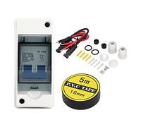DC Disconnect Switch IP65 Couvercle transparent imperméable 16A 1000V Disjoncteur pour le système connecté de la grille de panneau solaire et Système de grille OFF