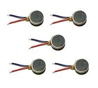 DC electronic starter 5 Pcs Dos Adhésif Pilote, Micro DC Coin Vibrator, avec Cable Drive DIY Plat Brossé Atelier Accessoires Moteur, DIY Driver Parts ZFUGEDRLI