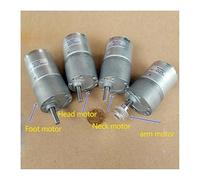 DC electronic starter Ball bearing double output shaft high Adjustable speed 12V for robots Geared electronic starter RUAJOGYNVM(Head motor)