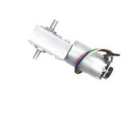 DC Encoder Motor 12V 24V Double Shaft 5840-555B Gearbox 12-470rpm Worm Gear High Torque Moter(160RPM_12V)