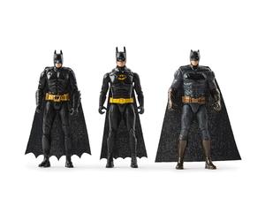 DC Figure 85th 3 Multipack | Figurines Batman exclusives en édition limitée de 10,2 cm, célèbre différentes époques de l'histoire du chevalier noir