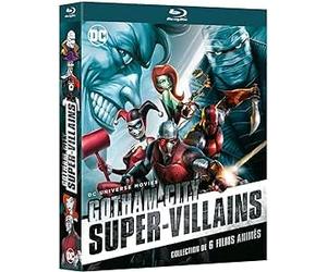 DC Gotham Super-Villains Collection - 6-Disc Box Set ( Deathstroke Knights & Dragons: The Movie / Batman: Hush / Batman and Harley Quinn / Batman: The Killing Joke / Suicide Squad: Hell to P (Blu