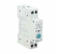 DC Interrupteur intelligent 63 A 12-80 V pour tuya WiFi encastré Mesure de puissance Commande vocale pour rail de chapeau industriel solaire