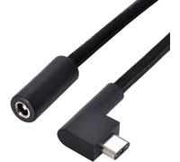 DC Jack 5.5x2.5mm Entrée vers 3Pin Câble d'alimentation Compatible pour Ordinateur Portable Blade Pro 17 et Blade 15 Modèle Support 230W/160W Adaptateur de Charge