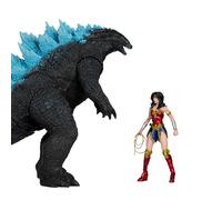 DC Justice League Monster Verse DC Multiverse Action Figures Lot de 2 Figurines Wonder Woman Vs. Atomic Blast Godzilla 18 cm