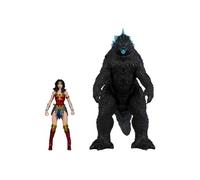 DC Justice League Monsterverse DC Multiverse - Pack de 2 figurines Wonder Woman Vs. Atomic Blast Godzilla 18 cm