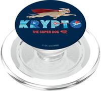 DC League of Super-Pets Krypto The Super Dog to The Rescue PopSockets PopGrip pour MagSafe