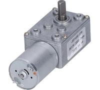 DC Motor JSX1650?370 Electric Worm Reduction Engine for Door Openers Miniature Winches DC12V 2rpm