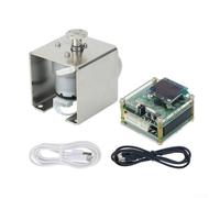 DC Motor PID Kit de contrôleur d'apprentissage pour encodeur STM32, moteur de transmission 12 V avec capteur Hall, support en métal, écran OLED, câble de type C, kit de régulation industriel