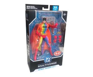 DC Multiverse Detective Comics #241 Figurine Batman arc-en-ciel Rouge platine 15,2 cm