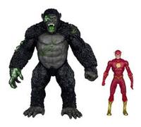 Dc Multiverse - Pack 2 Figurines Flash Vs. Titano 18 Cm
