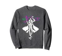 DC Originals Joker Pose Sweatshirt, Unisexe pour Adultes, Chiné Foncé, S