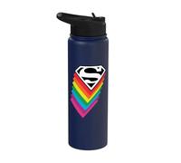DC Originals Superman Logo Pride Stainless Steel Insulated Water Bottle