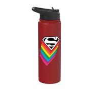 DC Originals Superman Logo Pride Stainless Steel Insulated Water Bottle