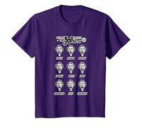 DC Originals The Many Moods of The Joker Camiseta T-Shirt, Enfant, Violet, 3 Ans
