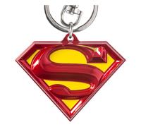 DC Pewter-Keychain Superman Logo Colored Monogram Int.