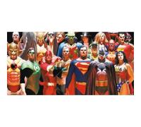 Dc - Poster En Verre - Justice League - 60x30x3cm