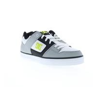 DC Pure 300660-WLM Mens Gray Leather Lace Up Skate Inspired Sneakers Shoes