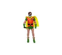 BANDAI - McFarlane DC Retro Batman 66 Figurine d'action Robin avec Masque à oxygène, Multicolore, TM15063