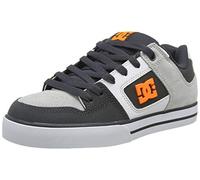 DC Shoes 300660 Homme Sneakers Basses, Gris (Dark Grey/Orange Go0), 42.5 EU