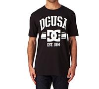 DC Shoes Alumni - T-Shirt - Col Ras du Cou - Manches Courtes - Homme - Noir (Black) - Small (Taille Fabricant: S)