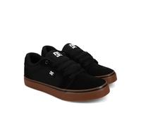 Dc Shoes Anvil Chaussures en Cuir pour Homme, Caoutchouc Noir, 45 EU