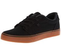 DC Shoes Anvil TX Chaussures de Planche à roulettes pour Homme, Caoutchouc Noir, 43 EU