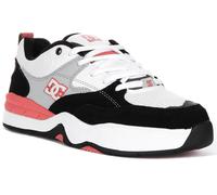 DC SHOES Ascend Bas Haut Skate Lacets Baskets Hommes Blanc Bleu UK 7 - 12