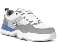 DC SHOES Ascend Bas Haut Skate Lacets Baskets Hommes Blanc Bleu UK 7 - 12
