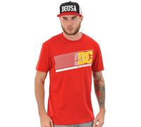 DC Shoes Baseline AS M Tees RQR0 T-Shirt Homme, Rouge (Formula One), Large (Taille Fabricant: L)