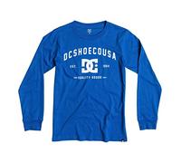 DC Shoes Basement Ls by B Tees Prm0 T-Shirt Garçon, Bleu (Surf The Web), FR: 10 Ans (Taille Fabricant: 10 Ans)