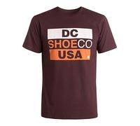 DC Shoes Basic Third - T-Shirt - Imprimé - Col Ras du Cou - Manches Courtes - Homme - Violet (Port Royale) - Small (Taille Fabricant: S)