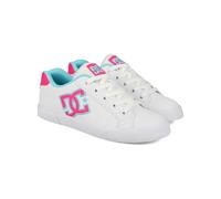 DC Shoes Baskets Chelsea pour Femme, Blanc Crazy Pink Blue, 37 EU