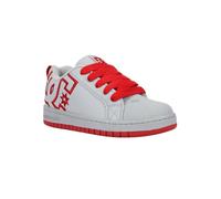 Dc Shoes Baskets Court Graffik pour garçon, Gris/Rouge, 28 EU