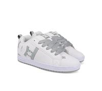 Dc Shoes Baskets Court Graffik pour Homme, Blanche/Grise, Taille 44,5 UE, White Grey, 44.5 EU