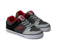 Dc Shoes Baskets Pure Elastic pour garçon, Red Heather Grey, 32 EU