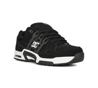 DC Shoes Chaussures De Skate AT-2 Noir/Blanc Nubuck Large Homme Taille UK