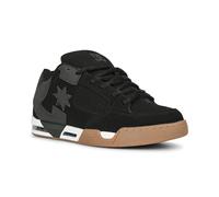 DC Shoes Chaussures De Skate Noires Semelle Gum Nubuck Homme Large