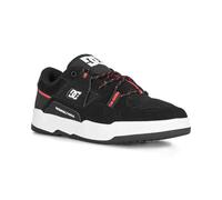 DC Shoes Chaussures De Skate Suède Noires Hot Coral - Taille UK Multiple