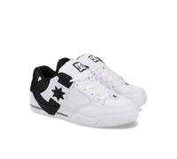 DC Shoes Chaussures de Skateboard pour Homme Dc02220, Blanc/Noir, 42 EU