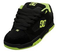 DC Shoes Coiler : Baskets Skate Homme Noir Vert Citron - 47 EU