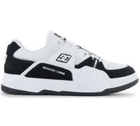 DC Shoes Construct Hommes Baskets Sneakers Blanches Skate ADYS100822-BKW NEU