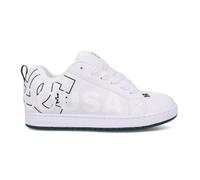 DC Shoes Court Graffik - Chaussures en Cuir - Homme - 42 - Blanc.