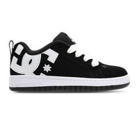 DC Shoes Baskets garçon Court Graffik Noir/Blanc Taille 27,5 EU