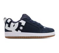 DC Shoes Court Graffik - Sneakers Enfant - Bleu - Pointure 36 - Cuir suédé Blue 36