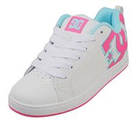 DC Shoes Court Graphik Baskets Blanches Rose Femmes - 38 EU