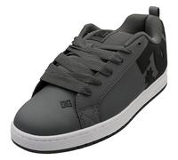 DC Shoes Baskets Court Graffik pour Homme, Gris foncé/Noir/Blanc, 40.5 EU