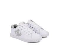 DC Shoes Femme Chelsea Basket, Blanc/Gris, 41 EU